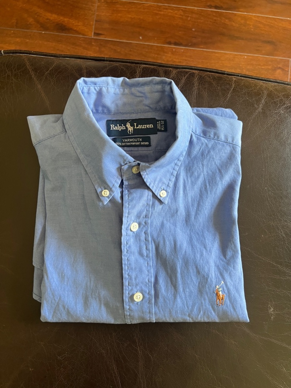 Ralph Lauren Light Blue Button-Down Oxford Shirt